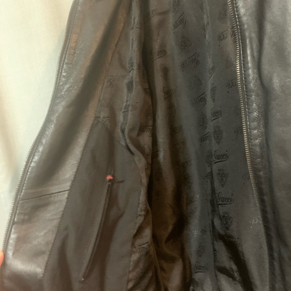 Men’s Gucci leather jacket - Picture 3 of 9